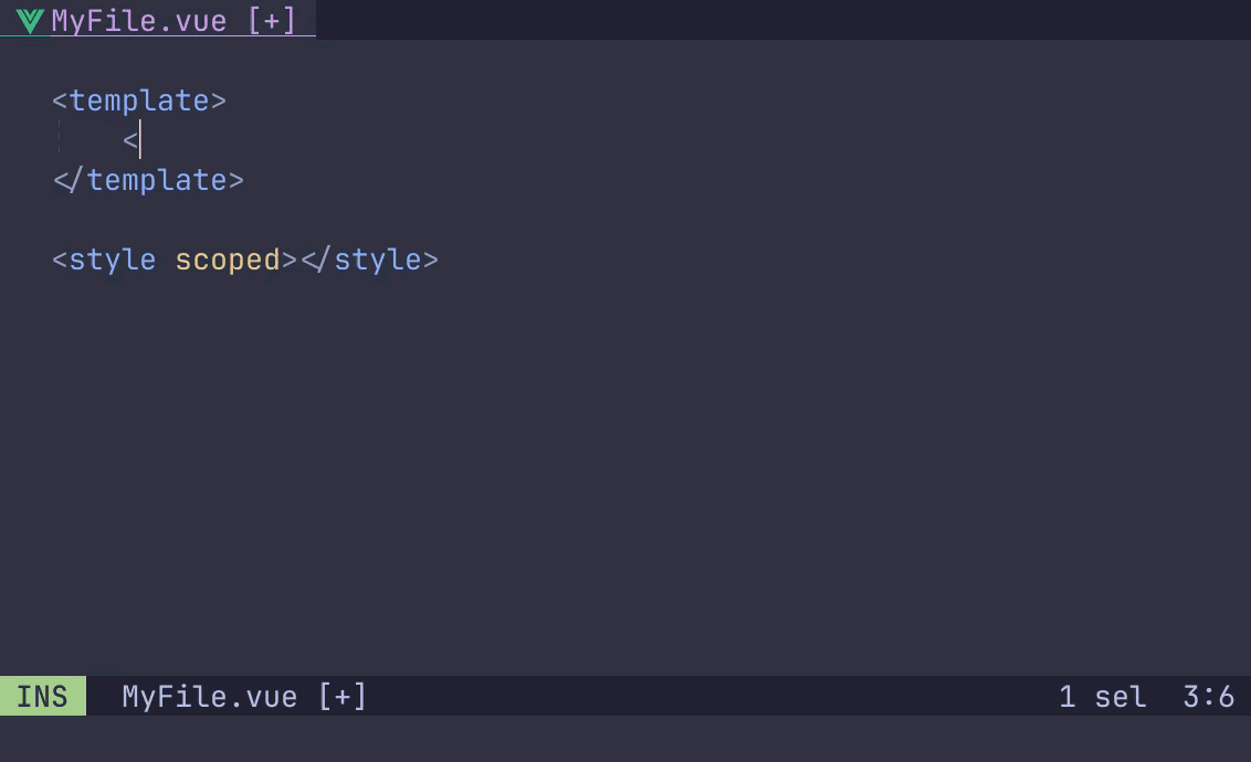 Axe LSP running inside Helix