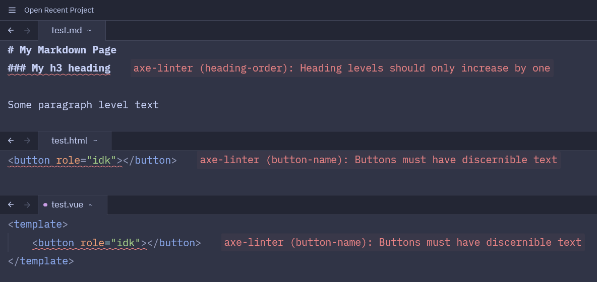 Axe LSP running inside Zed